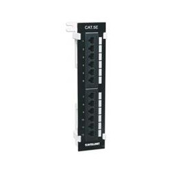 PANEL DE PARCHEO INTELLINET CAT 5E 12 PUERTOS PARA PARED