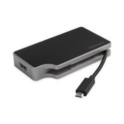 ADAPTADOR USB C MULTIPUERTOS HDMI Y VGA PD 95W MAC WIN CHROME 4K USB A GBE PORTaTIL DOCKING STATION USB TIPO C STARTECHCOM MOD 