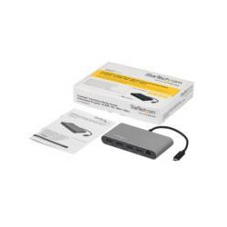 DOCK THUNDERBOLT 3 MINI MAC WINDOWS 4K 60HZ DISPLAYPORT DOBLE DOCKING STATION PARA LAPTOP USB TIPO C STARTECHCOM MOD TB3DKM2DP