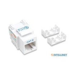 JACK RJ45 CAT6 INTELLINET UTP KEYSTONE DE IMPACTO BLANCO