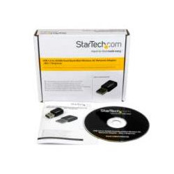 MINI ADAPTADOR DE RED USB 20 INALaMBRICO WIRELESS AC DE BANDA DOBLE AC600 WIFI 80211AC 1T1R DE 24GHZ Y 5GHZ STARTECHCOM MOD USB