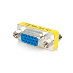 CAMBIADOR DELGADO DE GaNERO VGA HD15 HEMBRA A HEMBRA ACOPLADOR STARTECHCOM MOD GC15HSF