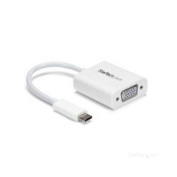 ADAPTADOR DE VIDEO USB C A VGA CONVERTIDOR USB 31 TYPE C A VGA BLANCO STARTECHCOM MOD CDP2VGAW