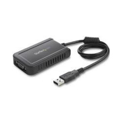 ADAPTADOR DE VIDEO EXTERNO USB A VGA CABLE CONVERTIDOR TARJETA DE VIDEO EXTERNA HEMBRA HD15 MACHO USB A 1920X1200 STARTECHCOM M