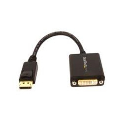 ADAPTADOR DE VIDEO DISPLAYPORT A DVI CONVERTIDOR EXTERNO DP MACHO DVI HEMBRA HASTA 1920X1200 CABLE PASIVO STARTECHCOM MOD DP2DV