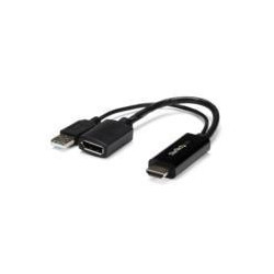 CONVERTIDOR HDMI A DISPLAYPORT ADAPTADOR 4K ALIMENTADO POR USB STARTECHCOM MOD HD2DP