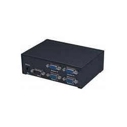 VIDEO SPLITTER MANHATTAN VGA SVGA HD15 4 PTOS DIVISOR DUPLICADOR DE SENAL