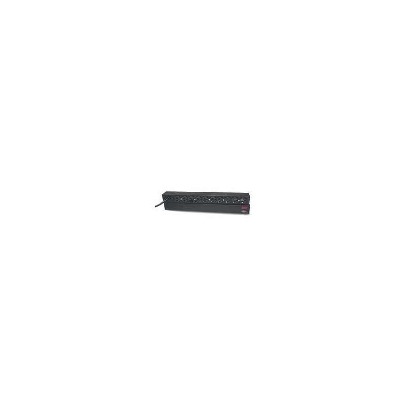 UNIDAD DE PDU MULTICONTACTO APC PARA MONTAJE EN RACK LINEA BASICO 1U15A120V10 CONT TIPO NE