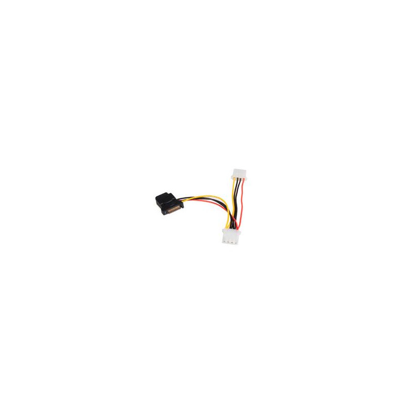 ADAPTADOR CONVERTIDOR DE CABLE DE ALIMENTACIaN SATA A 3X LP4 STARTECHCOM MOD LP4SATAFM2L