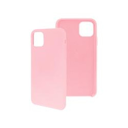 FUNDA GHIA DE SILICON COLOR ROSA CON MICA PARA IPHONE 11