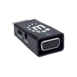 CONVERTIDOR HDMI A VGA CON SALIDA DE AUDIO