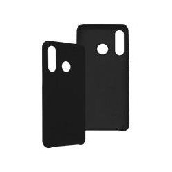 FUNDA GHIA DE SILICON COLOR NEGRO CON MICA PARA HUAWEI P30 LITE