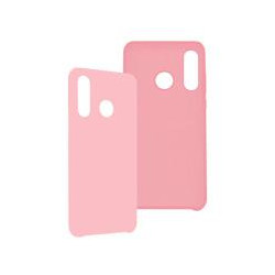 FUNDA GHIA DE SILICON COLOR ROSA CON MICA PARA HUAWEI P30 LITE