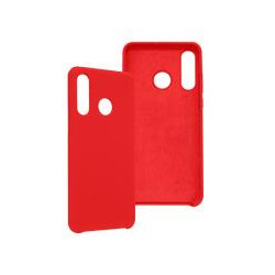 FUNDA GHIA DE SILICON COLOR ROJO CON MICA PARA HUAWEI P30 LITE