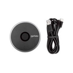 BASE DE CARGA INALaMBRICA RaPIDA REDONDA 10 W 75 W Y 5 W NEGRO