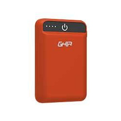 BATERIA DE RESPALDO GHIA POWER BANK 5000 MAH ROJA