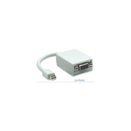 ADAPTADOR MANHATTAN MINI DISPLAYPORT A VGA 1080P M H