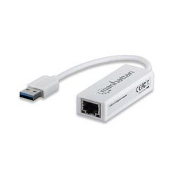 ADAPTADOR MANHATTAN TARJETA RED RJ45 USB 30 GIGABIT 10 100 1000