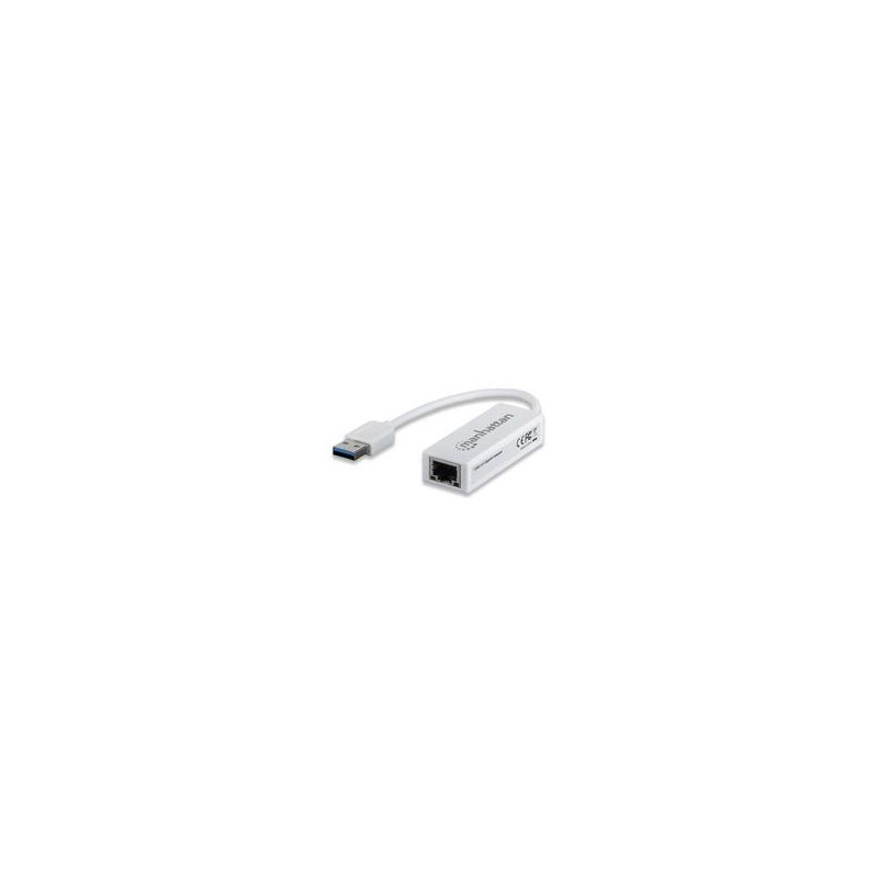 ADAPTADOR MANHATTAN TARJETA RED RJ45 USB 30 GIGABIT 10 100 1000