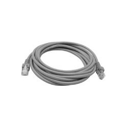 CABLE DE RED GHIA 3 MTS 9 PIES PATCH CORD CAT 5E UTP GRIS 100COBRE