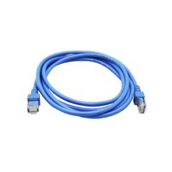 CABLE DE RED GHIA 2 MTS 6 PIES PATCH CORD CAT 5E UTP AZUL 100COBRE