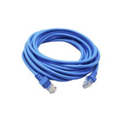 CABLE DE RED GHIA 5 MTS 15 PIES PATCH CORD CAT 5E UTP AZUL 100COBRE