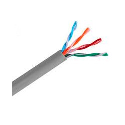 CABLE UTP GRIS SAXXON CATEGORIA 5E CCA BOBINA 100 MTS 4 PARES CERT ISO9001 UL 444 ROHS ANSI TIA EIA 568B