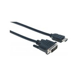 CABLE CONVERTIDOR MANHATTAN HDMI A DVI D 30M 1080P M M MONITOR