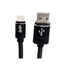 CABLE GHIA TIPO LIGHTNING 20 MTS USB 21 COLOR NEGRO