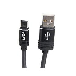 CABLE USB TIPO C GHIA 20 MTS DATOS Y CARGA COLOR NEGRO