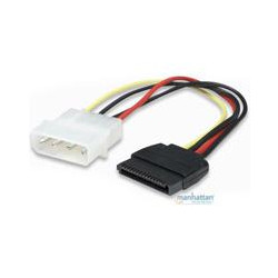 CABLE ALIMENTACION SATA MANHATTAN 016M MOLEX 4 PINES A SATA 15 PINES