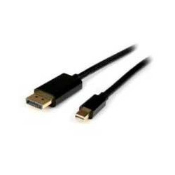 CABLE DE 4M ADAPTADOR DE MONITOR PANTALLA DE PC DISPLAYPORTa A MINI DISPLAYPORT DP MACHO MINI DP MACHO MINIDP NEGRO STARTECHCOM