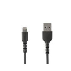 CABLE USB A LIGHTNING 1M CABLE LIGHTNING CERTIFICADO MFI CABLE LIGHTNING DE SERVICIO PESADO NEGRO STARTECHCOM MOD RUSBLTMM1MB