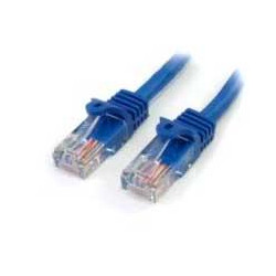 CABLE DE 5M DE RED ETHERNET CAT5E RJ45 SIN TRABA SNAGLESS AZUL STARTECHCOM MOD 45PAT5MBL
