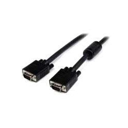 CABLE 76M COAXIAL DE VIDEO DE ALTA RESOLUCIaN PARA PANTALLA DE COMPUTADORA DE 76 METROS VGA 2X HD15 MACHO NEGRO STARTECHCOM MOD