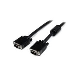 CABLE DE VIDEO VGA DE ALTA RESOLUCIaN PARA PANTALLA DE COMPUTADORA DE 152M 2X HD15 MACHO NEGRO STARTECHCOM MOD MXT101MMHQ50