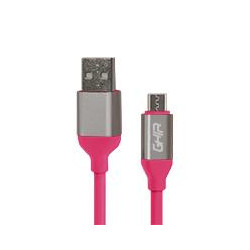 CABLE MICRO USB GHIA 1M COLOR ROSA