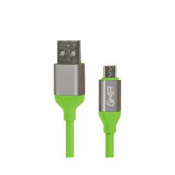 CABLE MICRO USB GHIA 1M COLOR VERDE