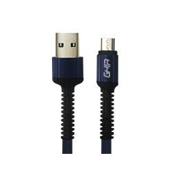 CABLE MICRO USB GHIA NYLON 1M COLOR AZUL