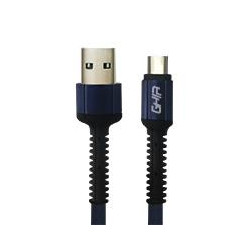 CABLE USB TIPO C GHIA NYLON 1M COLOR AZUL