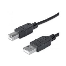 CABLE USB 20 MANHATTAN A B DE 30 MTS NEGRO
