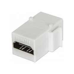 JACK COPLE HDMI TIPO KEYSTONE INTELLINET HEMBRA A HEMBRA BLANCO