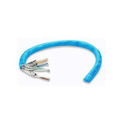 BOBINA CABLE UTP DE RED CAT6 INTELLINET CCA ROLLO 305 METROS SOLIDA COLOR AZUL