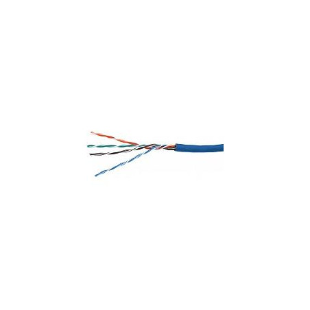 BOBINA UTP CAT5E WAM CONDUCTOR CCA 305 MTS CUBIERTA AZUL