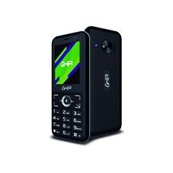 GHIA SMART FEATURE PHONE 3G KAIOS 24 PULG MEDIATEK MT6572 DUALSIM 512MB RAM 4GB ROM WIFI BT NEGRO CON GRIS