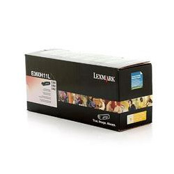 TONER LASER LEXMARK COLOR NEGRO ALTO RENDIMIENTO E360H11L HASTA 9000 PAGINAS 5 DE COBERTURA P MODELOS E460DN E360DN