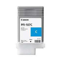 TANQUE DE TINTA CANON PARA IMAGEPROGRAF PFI 107C CYAN 130ML