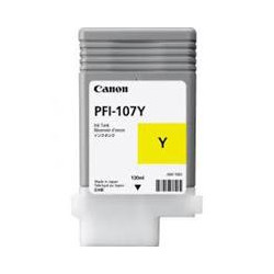 TANQUE DE TINTA CANON PARA IMAGEPROGRAF PFI 107Y AMARILLO 130ML