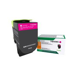TONER LASER LEXMARK COLOR MAGENTA RENDIMIENTO ESTANDAR 71B40M0 HASTA 2300 PAGINAS 5 DE COBERTURA P MODELOS CS317D CX317DN CX417