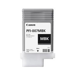 TANQUE DE TINTA CANON NEGRO MATE PFI 007MBK 90ML COMPATIBLE CON IMAGEPROGRAF 670E